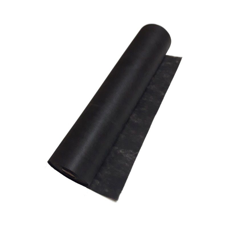 Vienkartinė neaustinė paklodė rulone juoda 60cm/50m